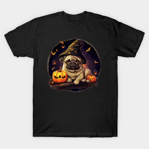 pug dog T-Shirt by Alli_art